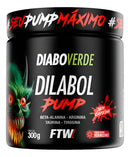 Dilabol Pump Pré Treino Pote 300g Diabo Verde - FTW