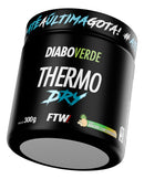 Termogênico Thermo Dry Pote 300g Sabor Abacaxi com Gengibre FTW - DIABO VERDE