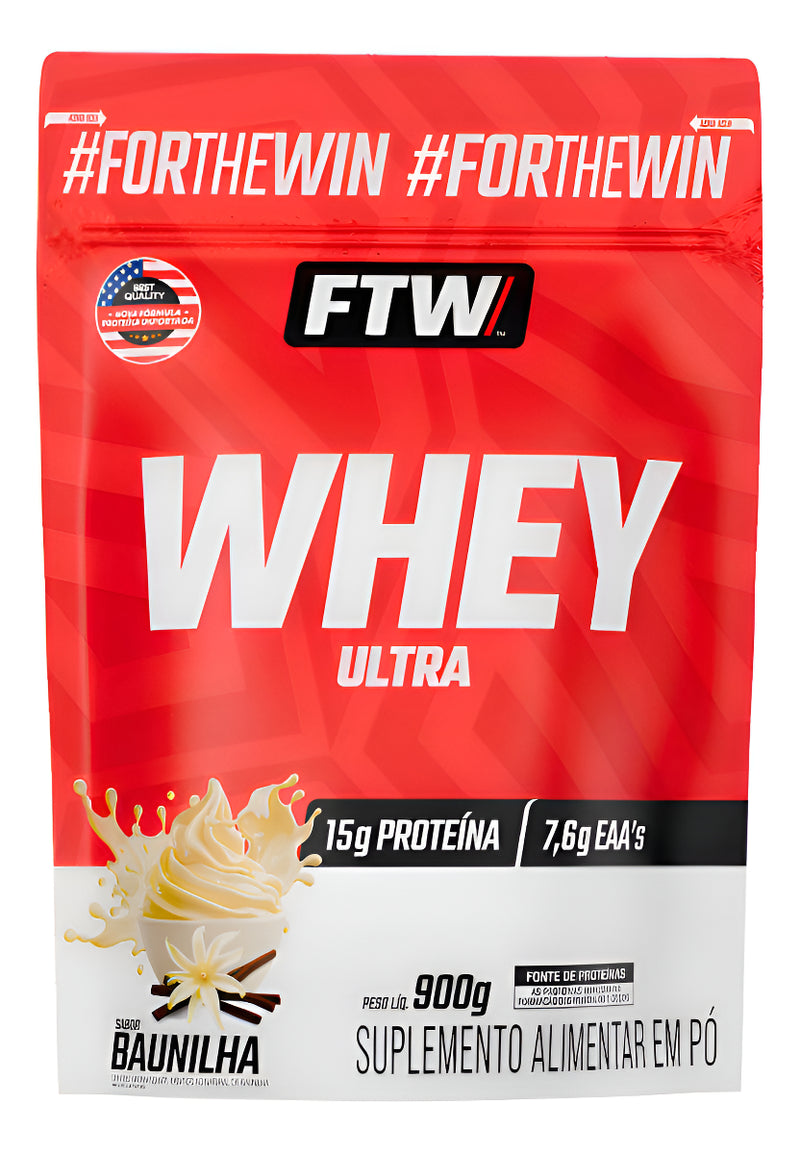 Whey Ultra Protein Concentrado Refil 900 - FTW Varios Sabores