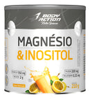 Magnésio E Inositol Taurina Melatonina 210g Bodyaction