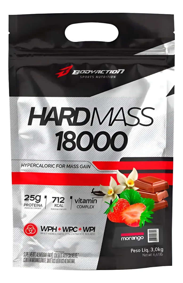Hard Mass BodyAction 3kg hipercalorico varios sabores