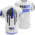 Camiseta Profit Dry Fit Espartanos Preta Ou Azul Ou Branca