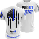 Camiseta Profit Dry Fit Espartanos Preta Ou Azul Ou Branca