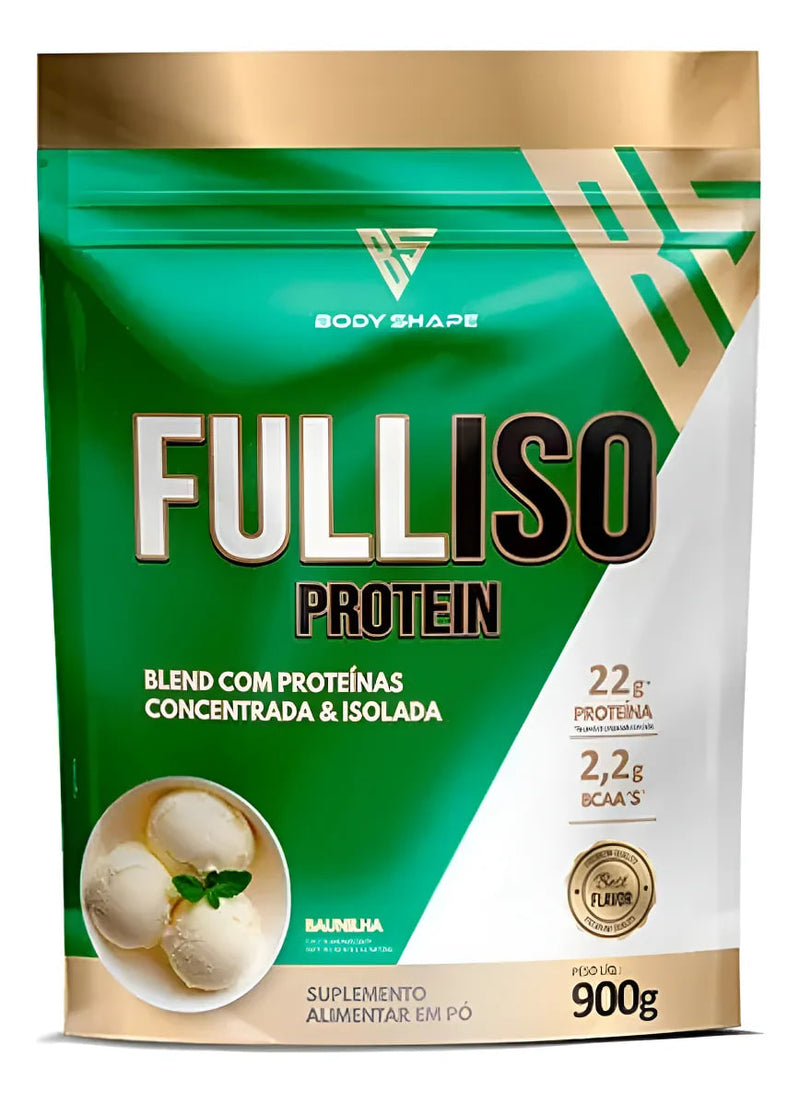 Whey Protein Full Iso Protein Blend 900g Refil Body Shape