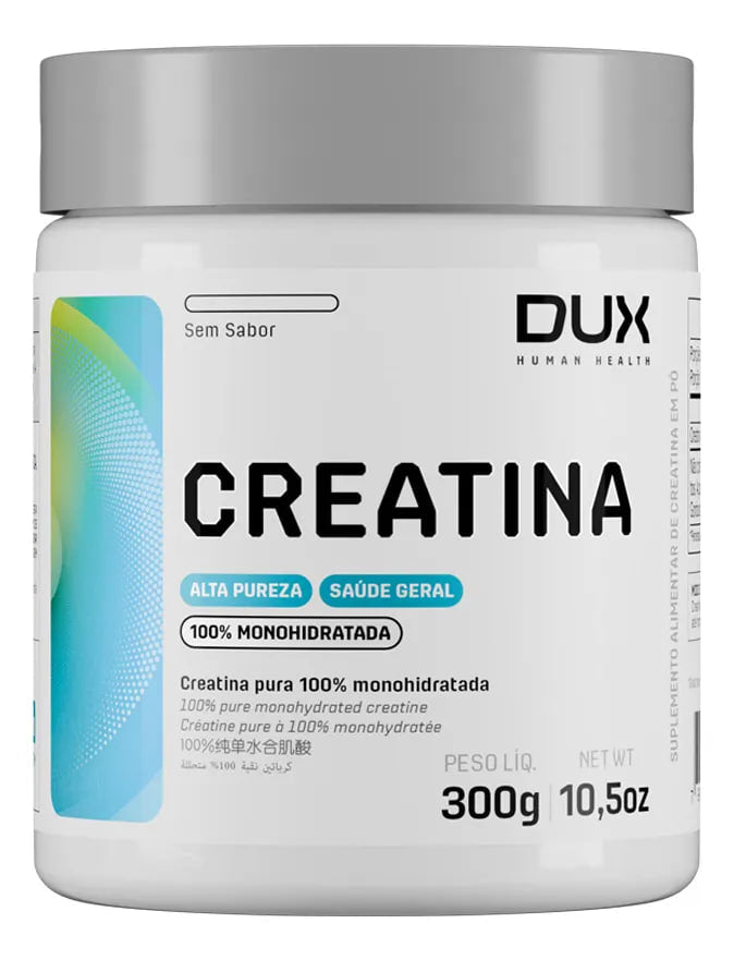 Creatina Dux Nutrition 300gr Monohidratada Pura Sabor Neutro