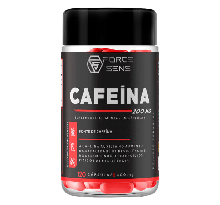 Cafeina 400mg - Force Sens - 120 Cápsulas