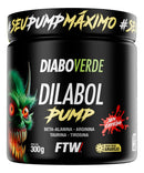 Dilabol Pump Pré Treino Pote 300g Diabo Verde - FTW