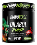 Dilabol Pump Pré Treino Pote 300g Diabo Verde - FTW
