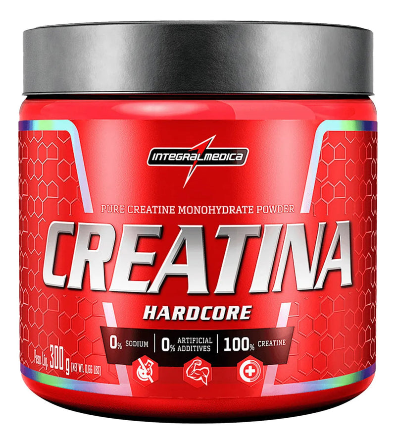 Creatina 100% Pura 300g Hardcore Integralmedica