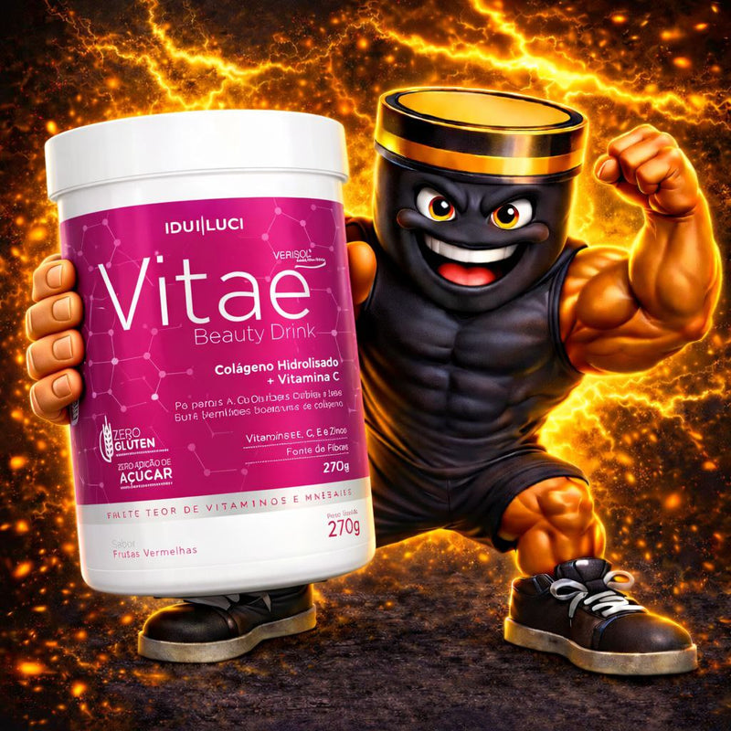 Vitae Beauty Drink Colágeno Verisol 270g frutas Vermelhas