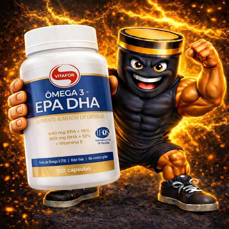 Ômega 3 EPA DHA 120 Cápsulas Vitafor