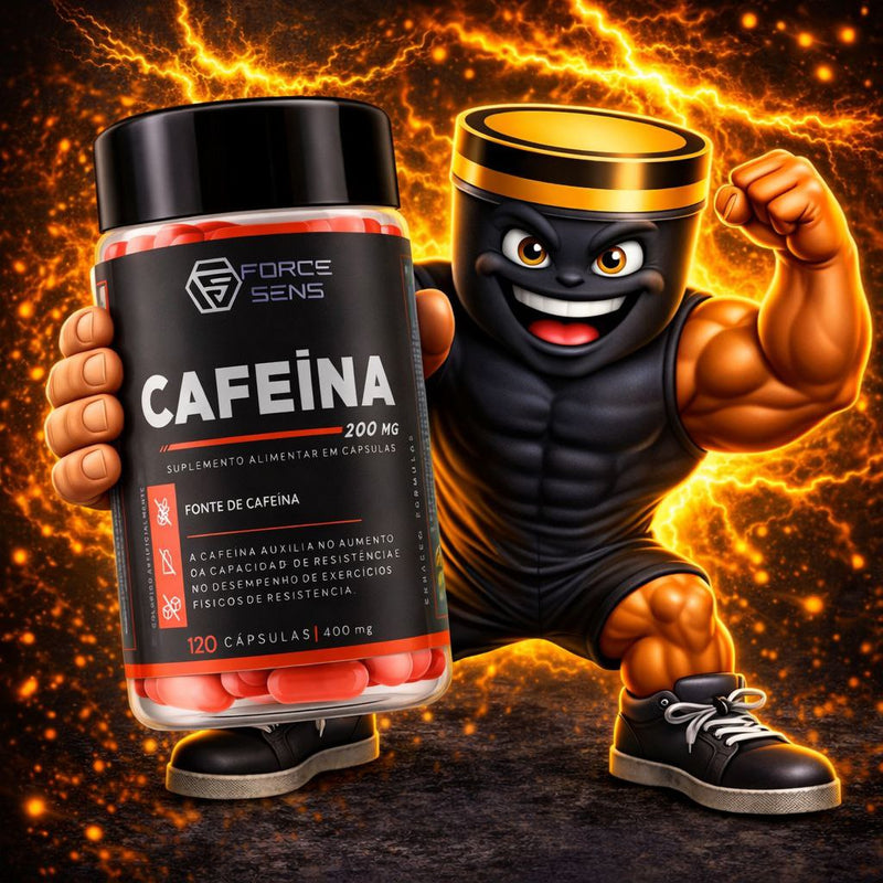 Cafeina 400mg - Force Sens - 120 Cápsulas