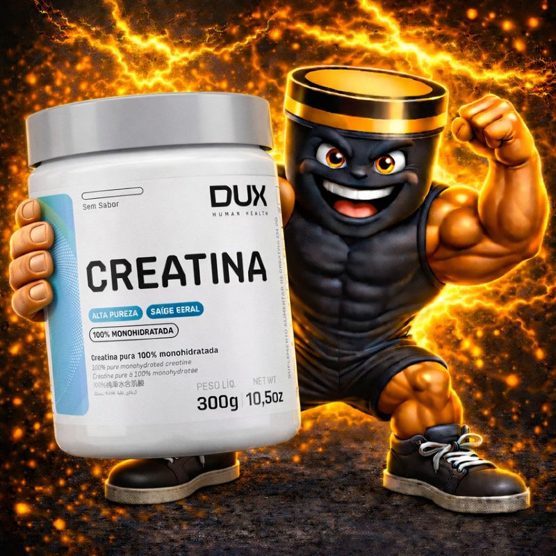Creatina Dux Nutrition 300gr Monohidratada Pura Sabor Neutro