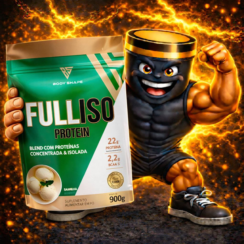 Whey Protein Full Iso Protein Blend 900g Refil Body Shape