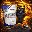 Creatina Monohidratada Power 300g Refil Profit Sabor Natural