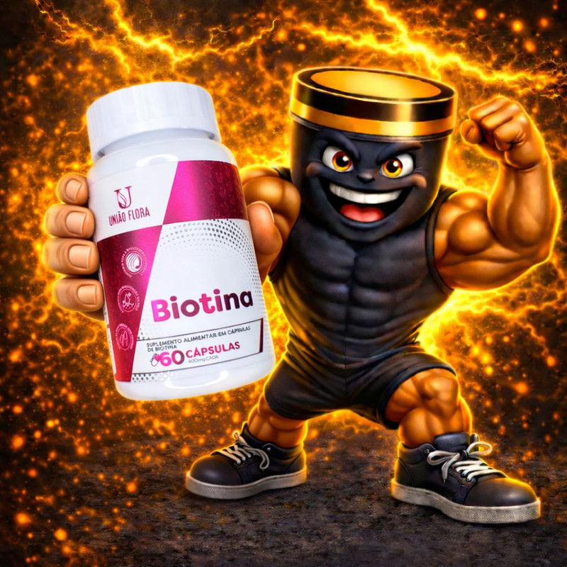 Biotina pura união flora 60 capsulas